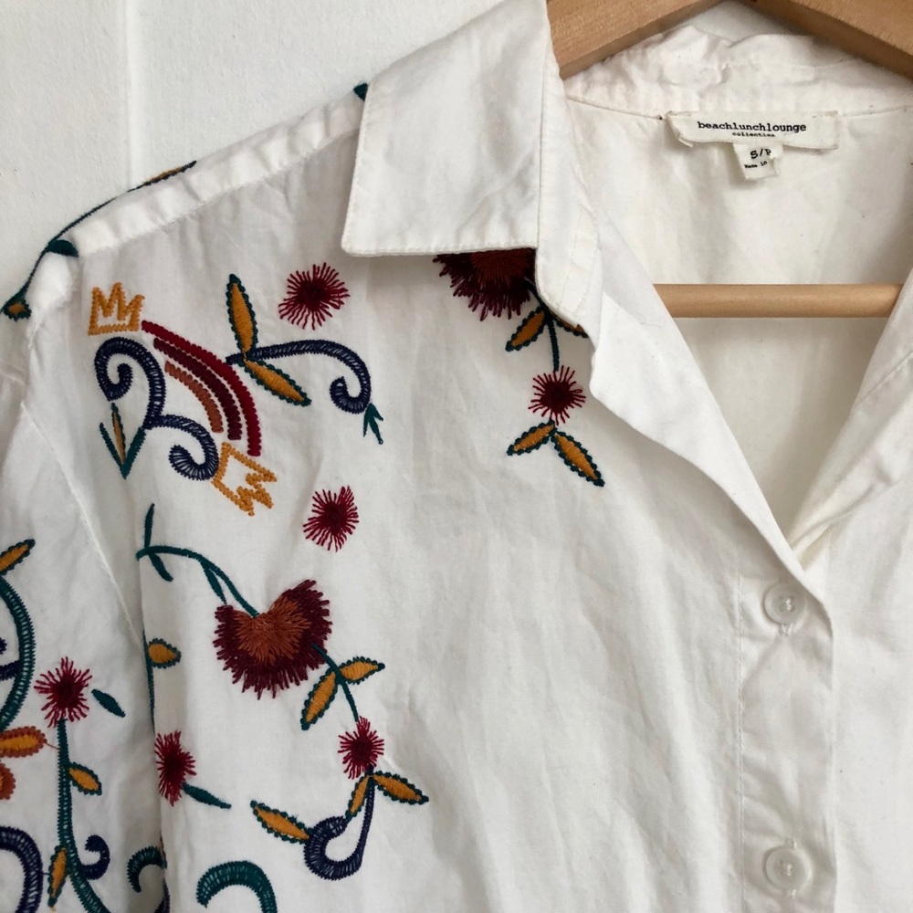 White Western button down - Picture 3 of 4